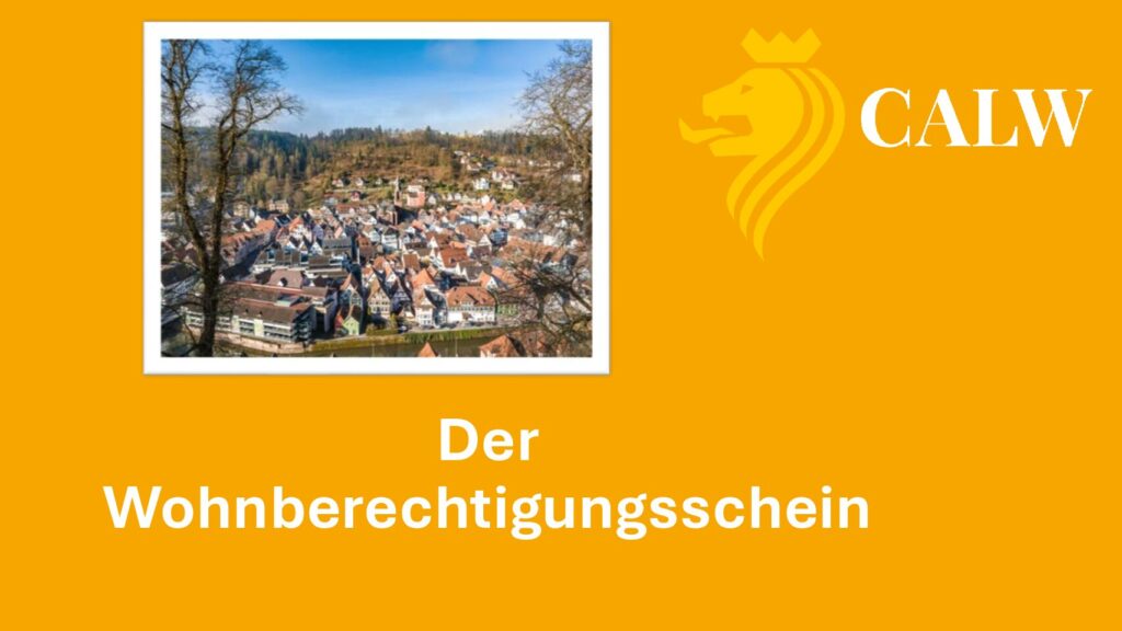 Präsentation Wohnberechtigungsschein